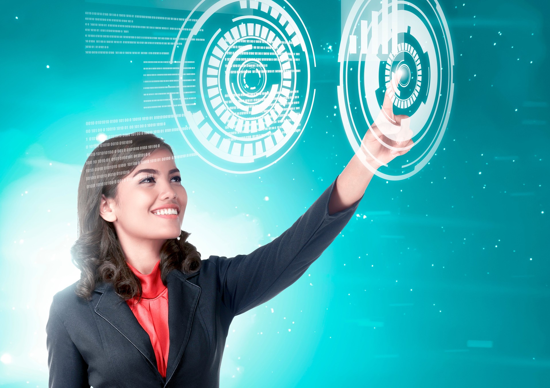Digital technology concept